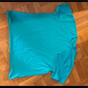 Teal polo T-shirt